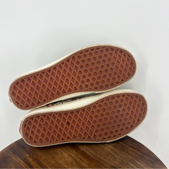 Vans Old Skool Floral Suede Canvas Sneakers Women’s 6.5 Cottagecore Skate Shoes - Picture 5 of 6